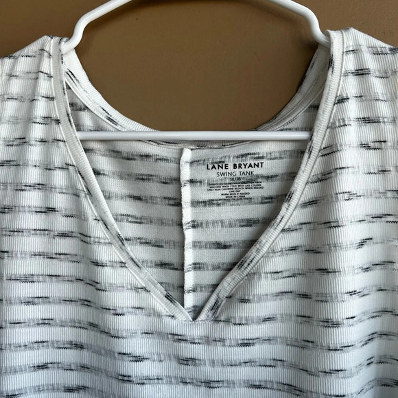 Lane Bryant Swing Tank - Size 14/16.- Stripes Summer Stretchy - Picture 3 of 4